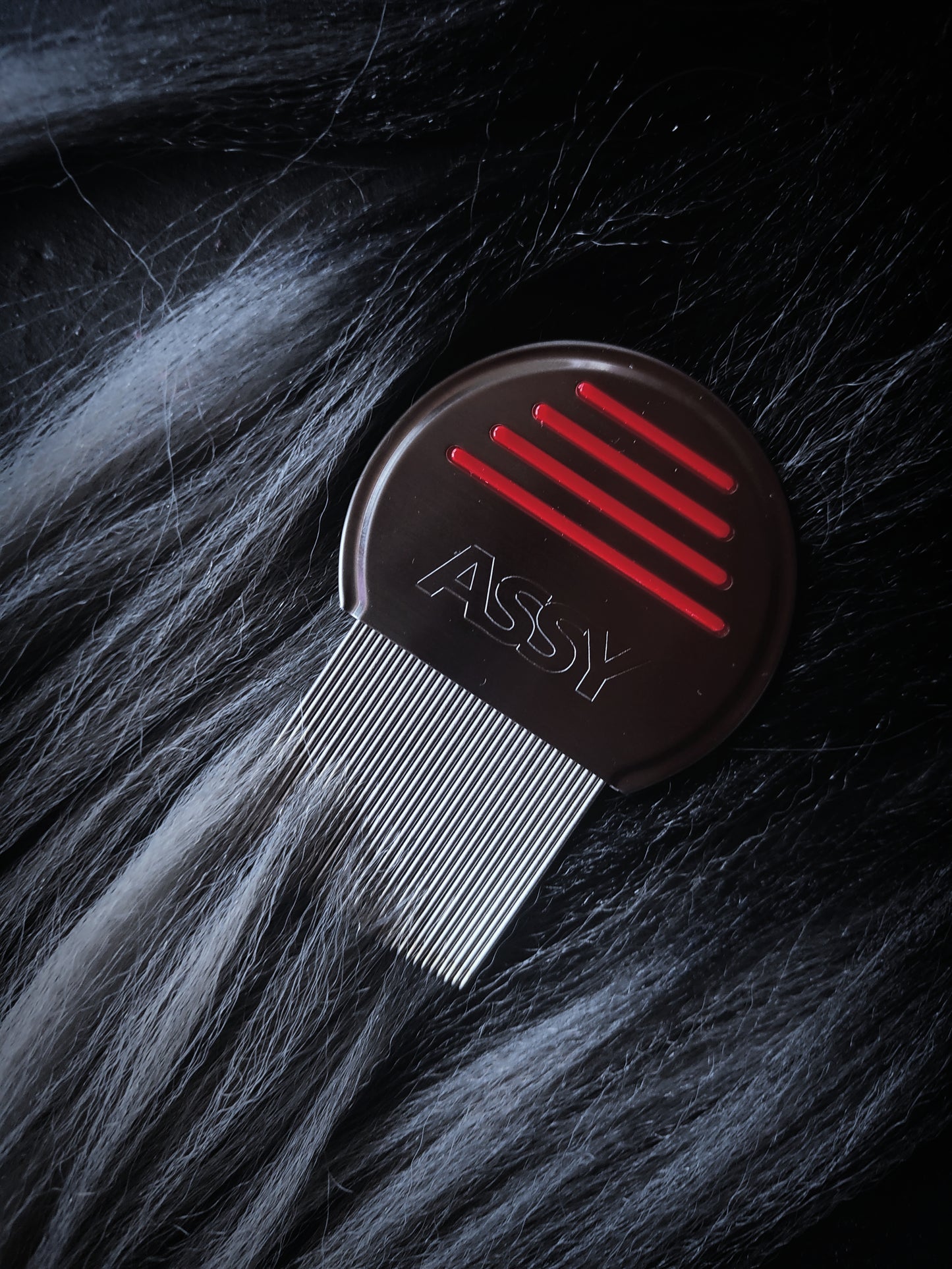 Peigne anti-poux ASSY pro en acier inoxydable pour éliminé poux et lentes .