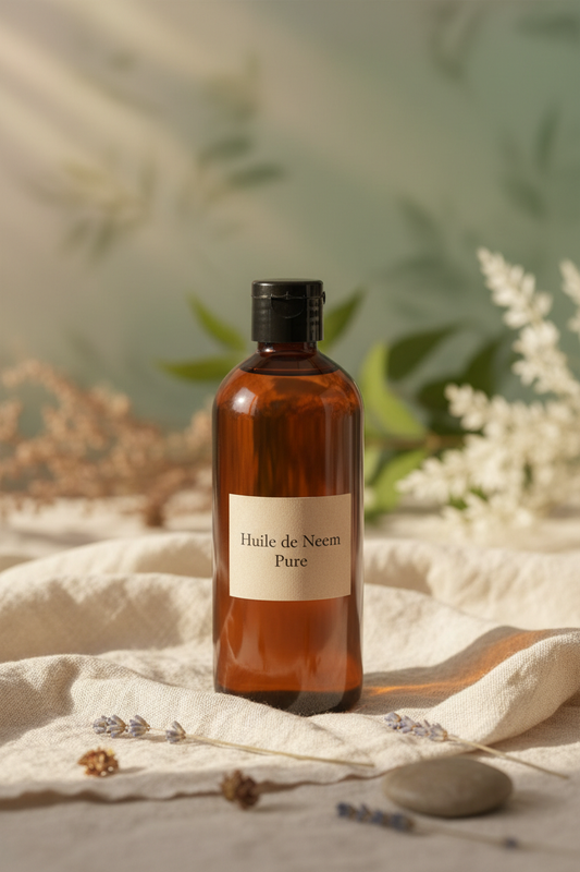 Huile de neem pure - format vertical